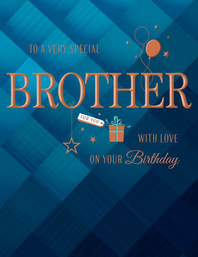 Picture of SPECIAL BROTHER WITH LOVE BIRTHDAY CARD